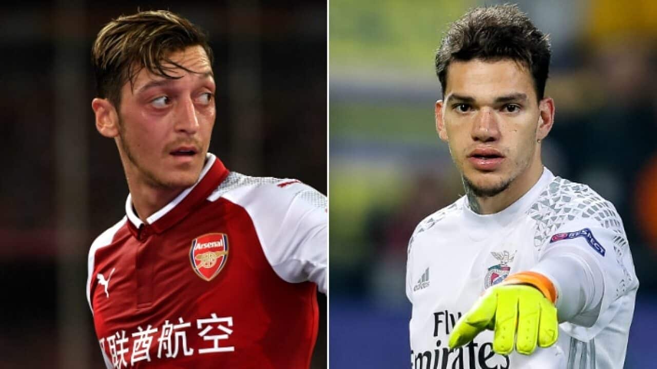 Ozil and Ederson