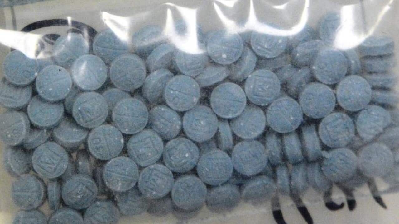 Heroin fentanyl pills.