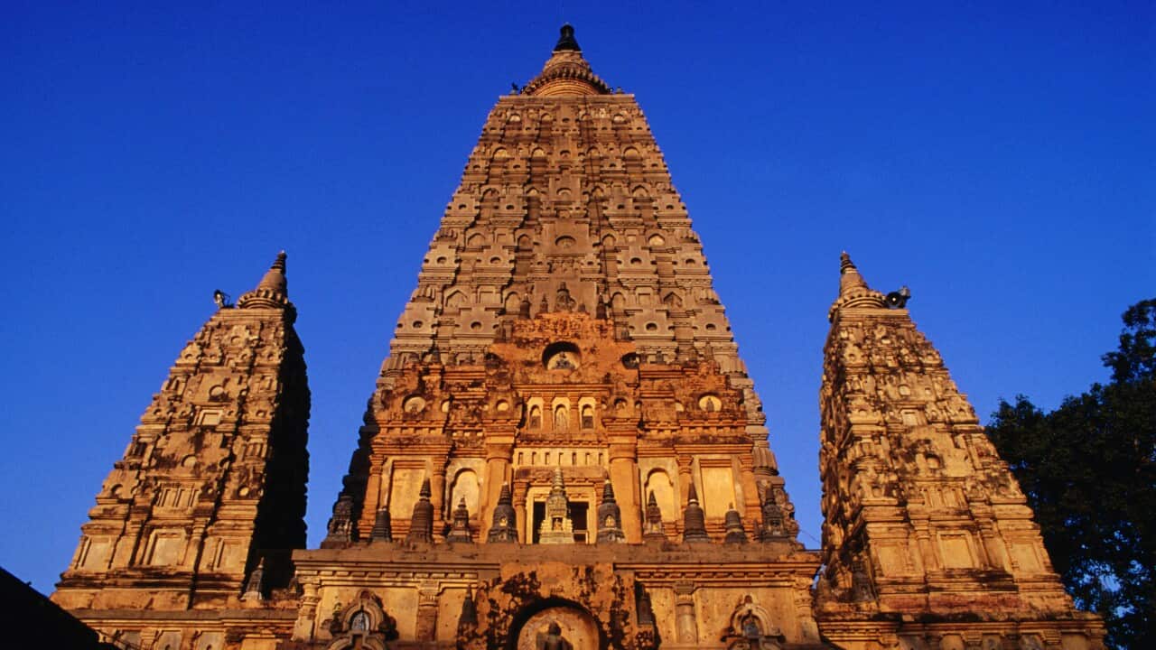 Mahabodhi Temple, Bodhgaya, Bihar, India, Indian Sub-Continent