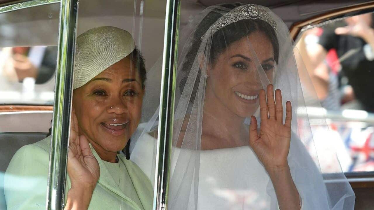 Doria Ragland and Meghan Markle