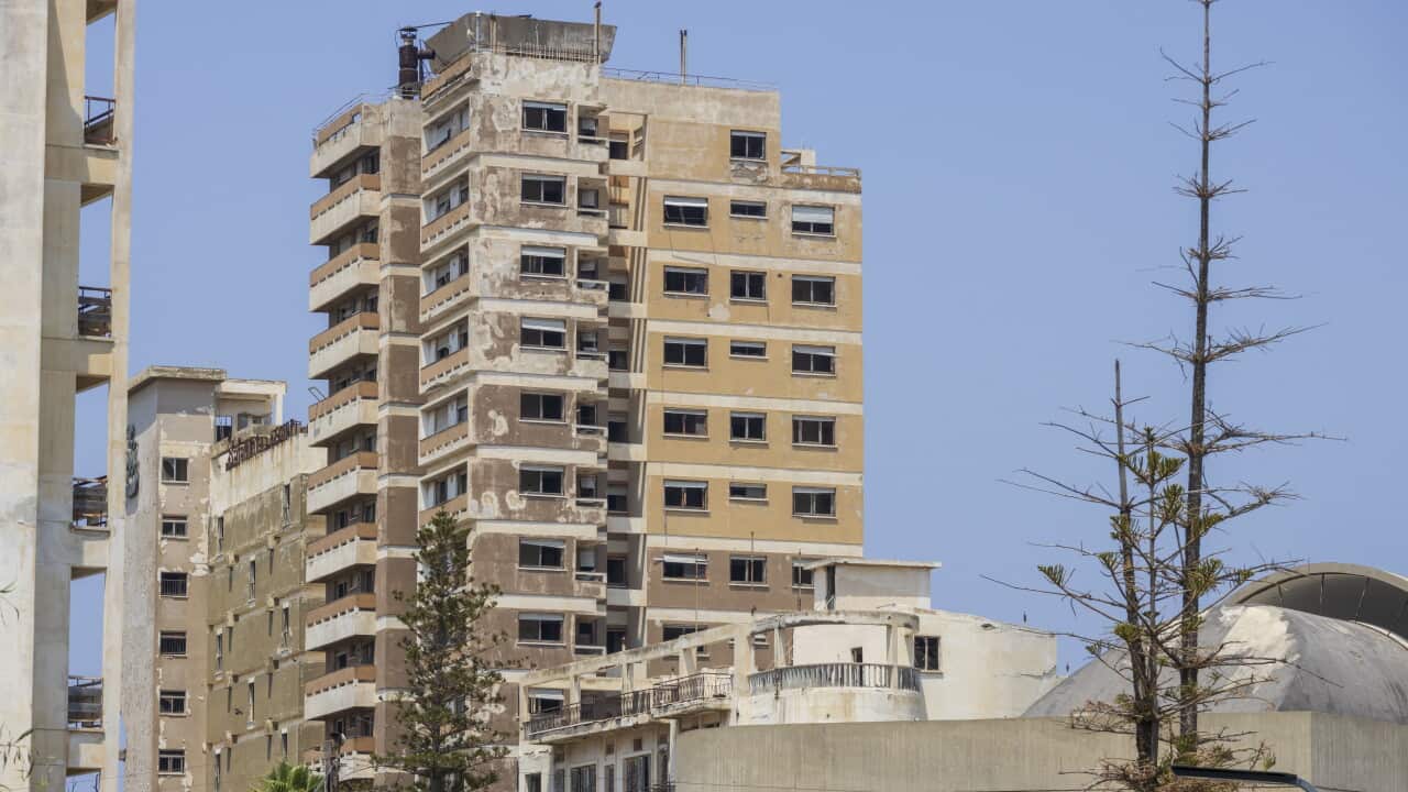 Famagusta ghost town after the 1974 Turkish invasion of Cyprus