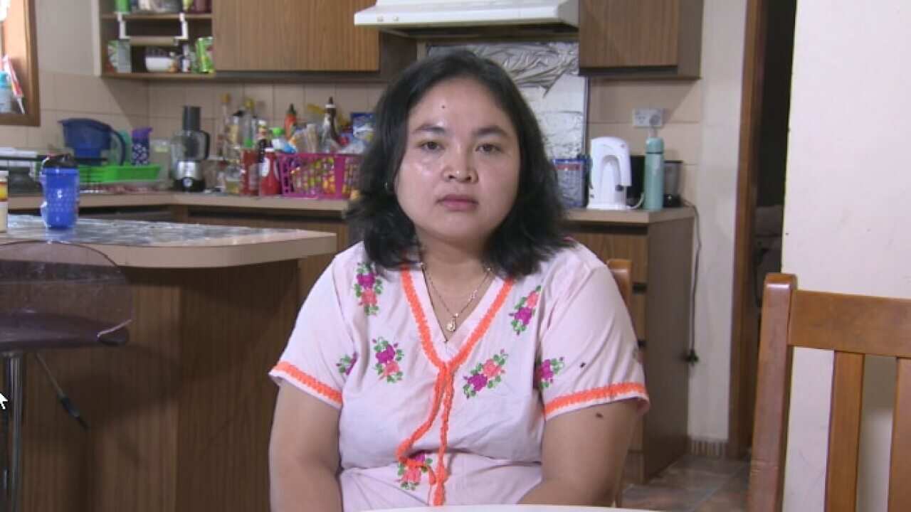 Paw Eh and her family had to draw money from their superannuation after her husband lost his job during the COVID-19 lockdown.