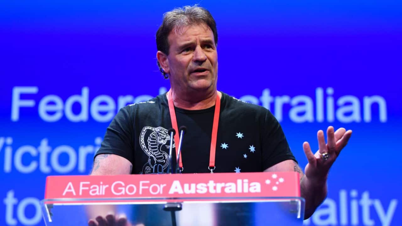 CFMMEU Victoria Secretary John Setka at the 2018 Labor Party National Conference