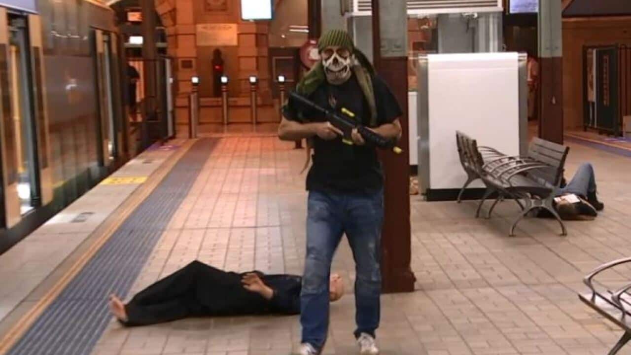 Police been ordered to apologise for dressing in headscarves during the drill.