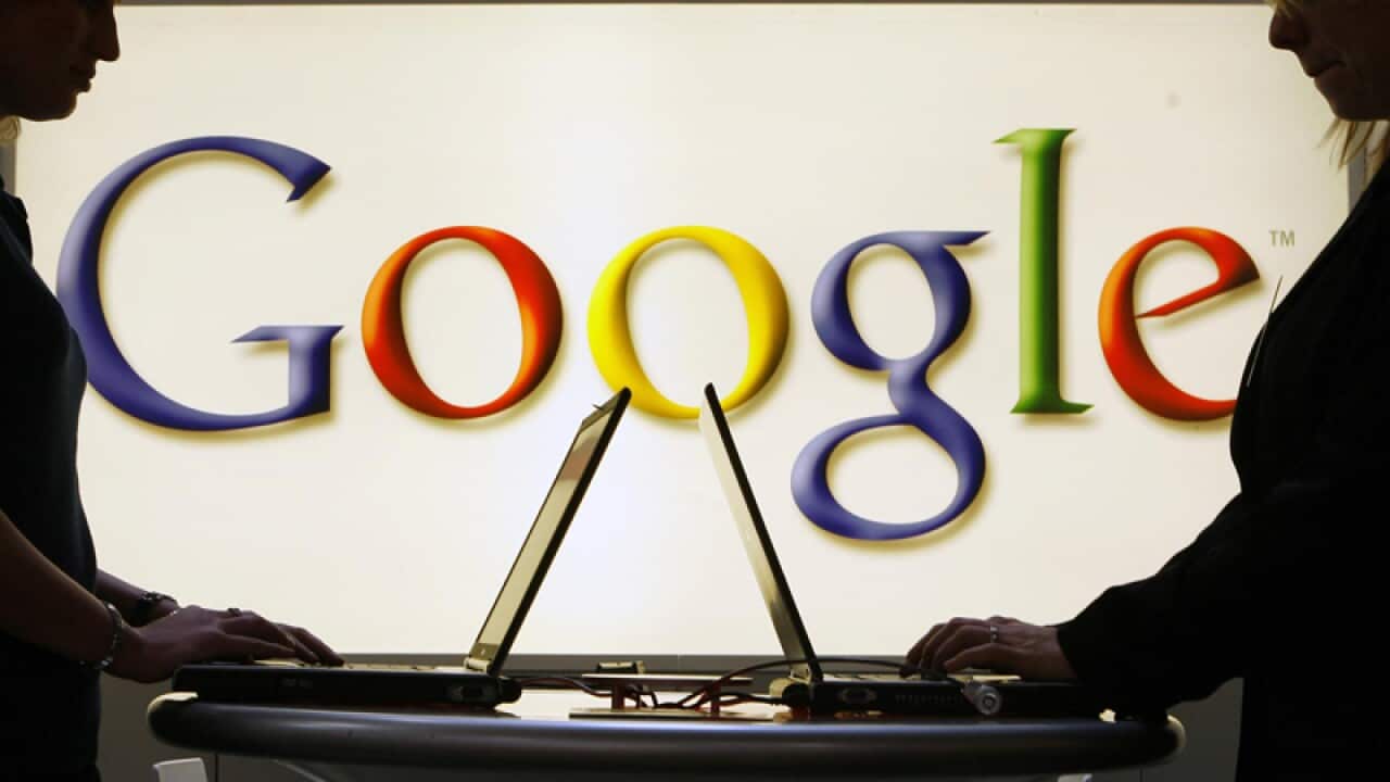 A Google logo seen in Germany