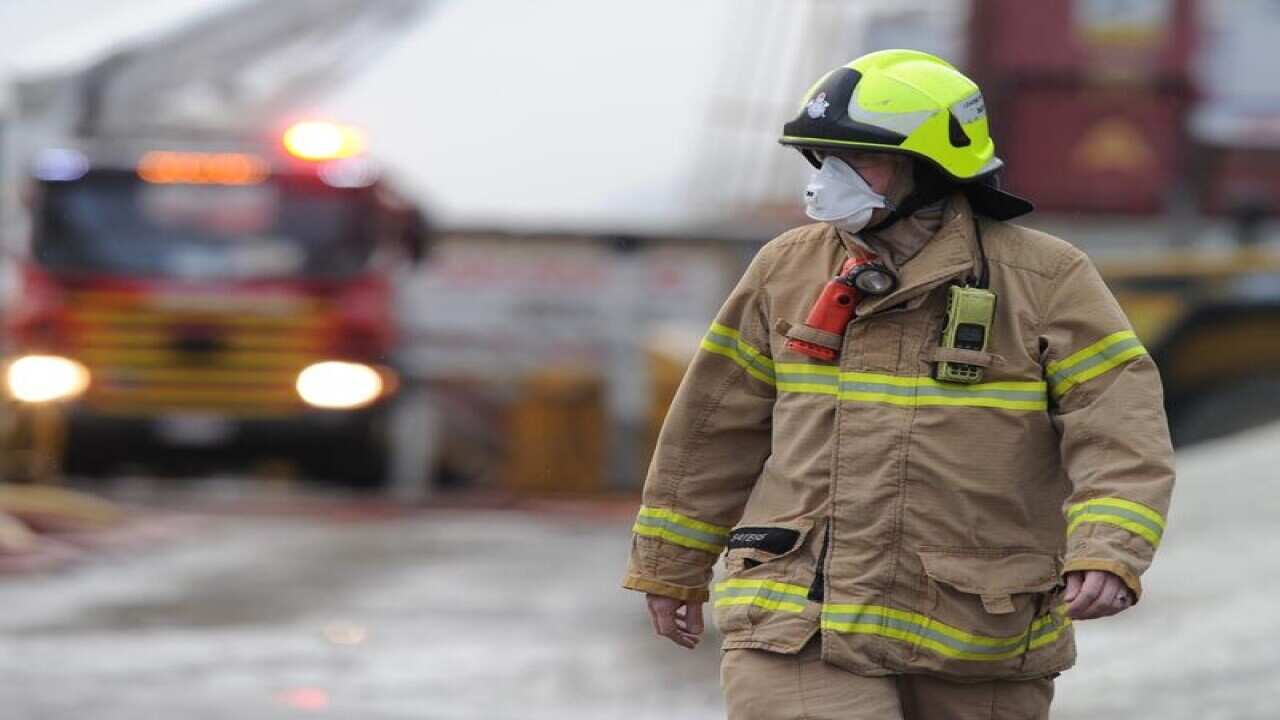 A Victorian firefighter.