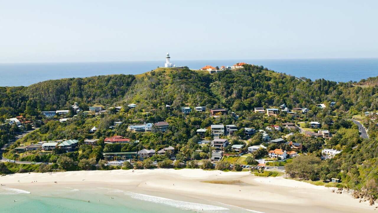 View of Byron Bay, NSW, Australia