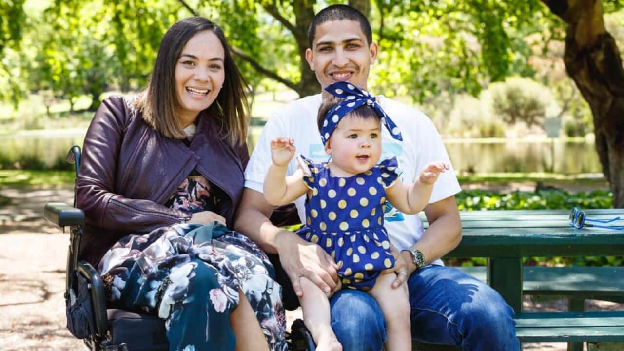 Michael Franciscus and his family