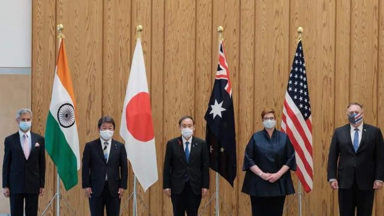 In October last year, Japan’s leader Yoshihide Suga hosted the quad meeting.