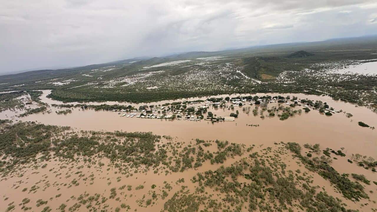 Intensified tropical cyclone Narelle batters WA coast