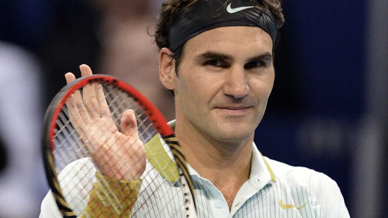 Swiss tennis player Roger Federer