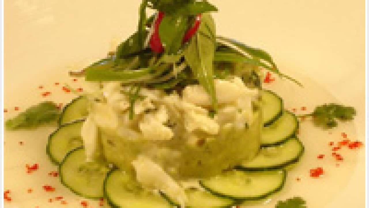 Va Tutto's blue swimmer crab salad