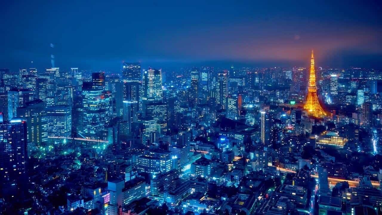 Tokyo at night