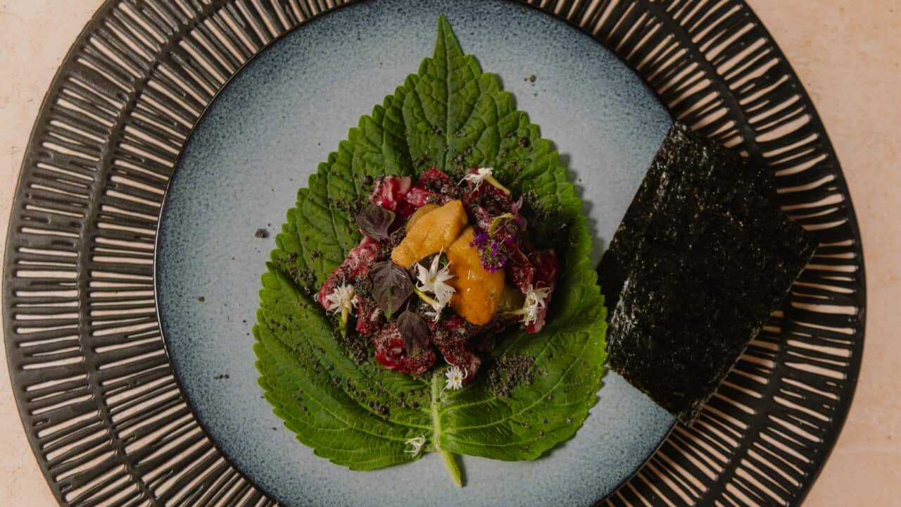 Wagyu yuke tartare