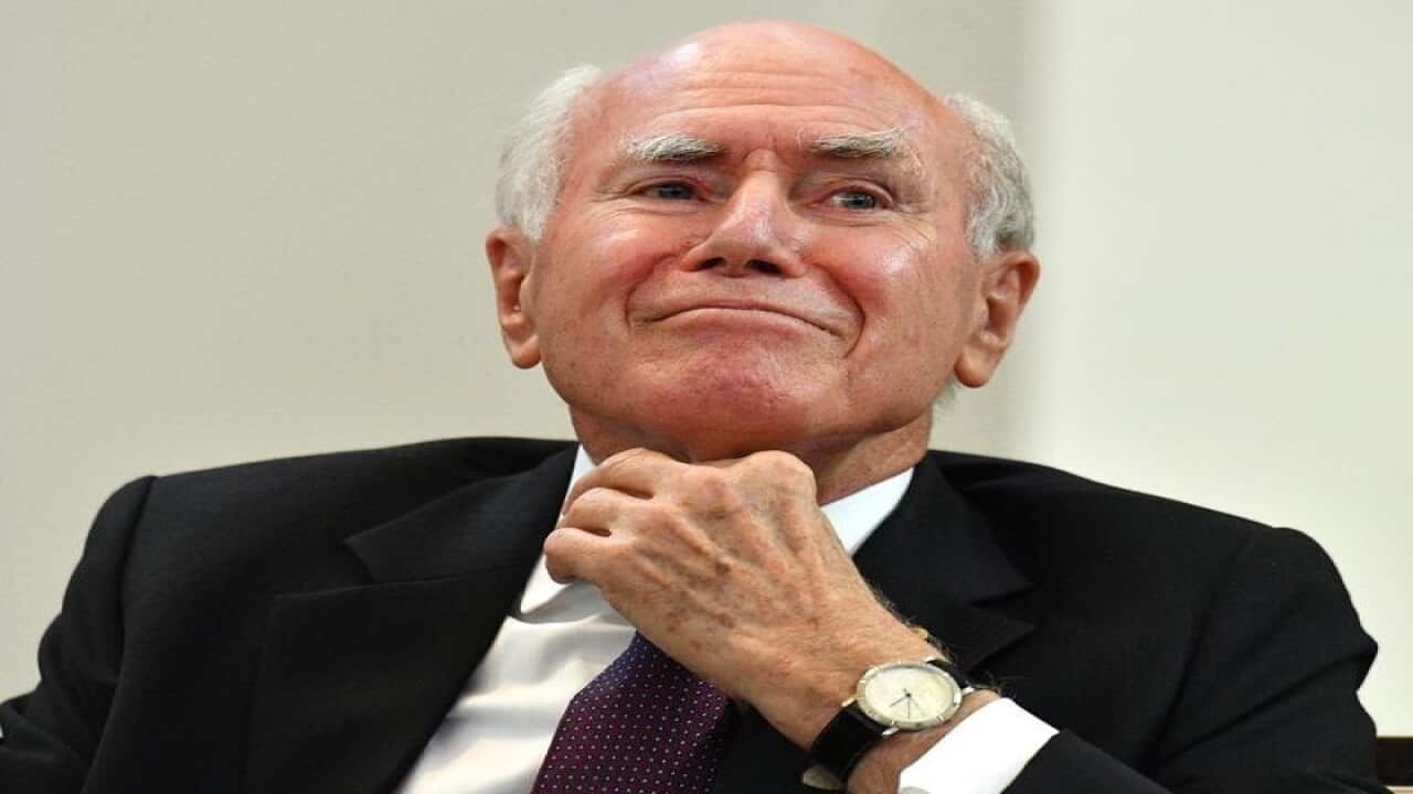A file image of former prime minister John Howard