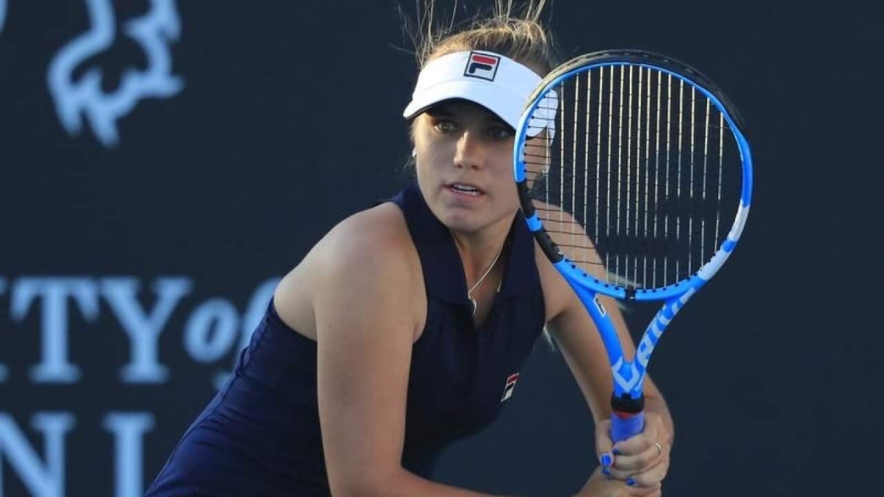 American ace Sofia Kenin