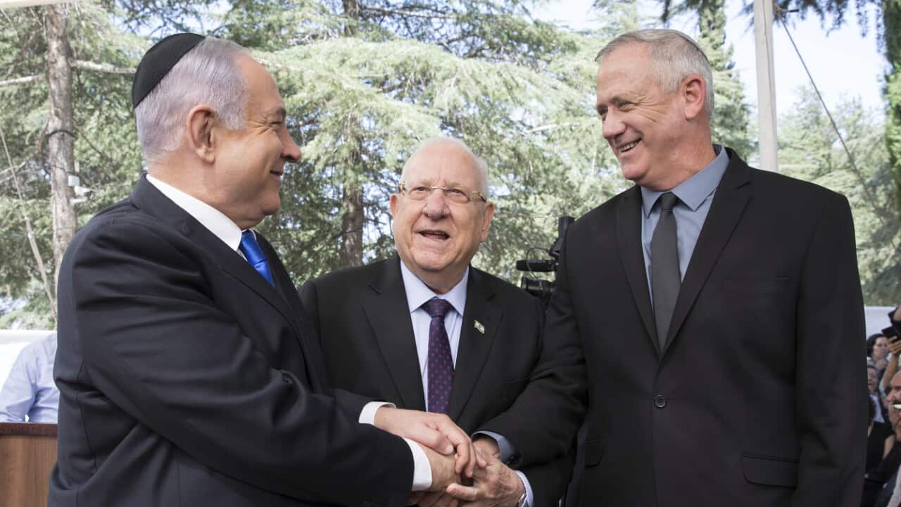Benjamin Netanyahu and Benny Ganz