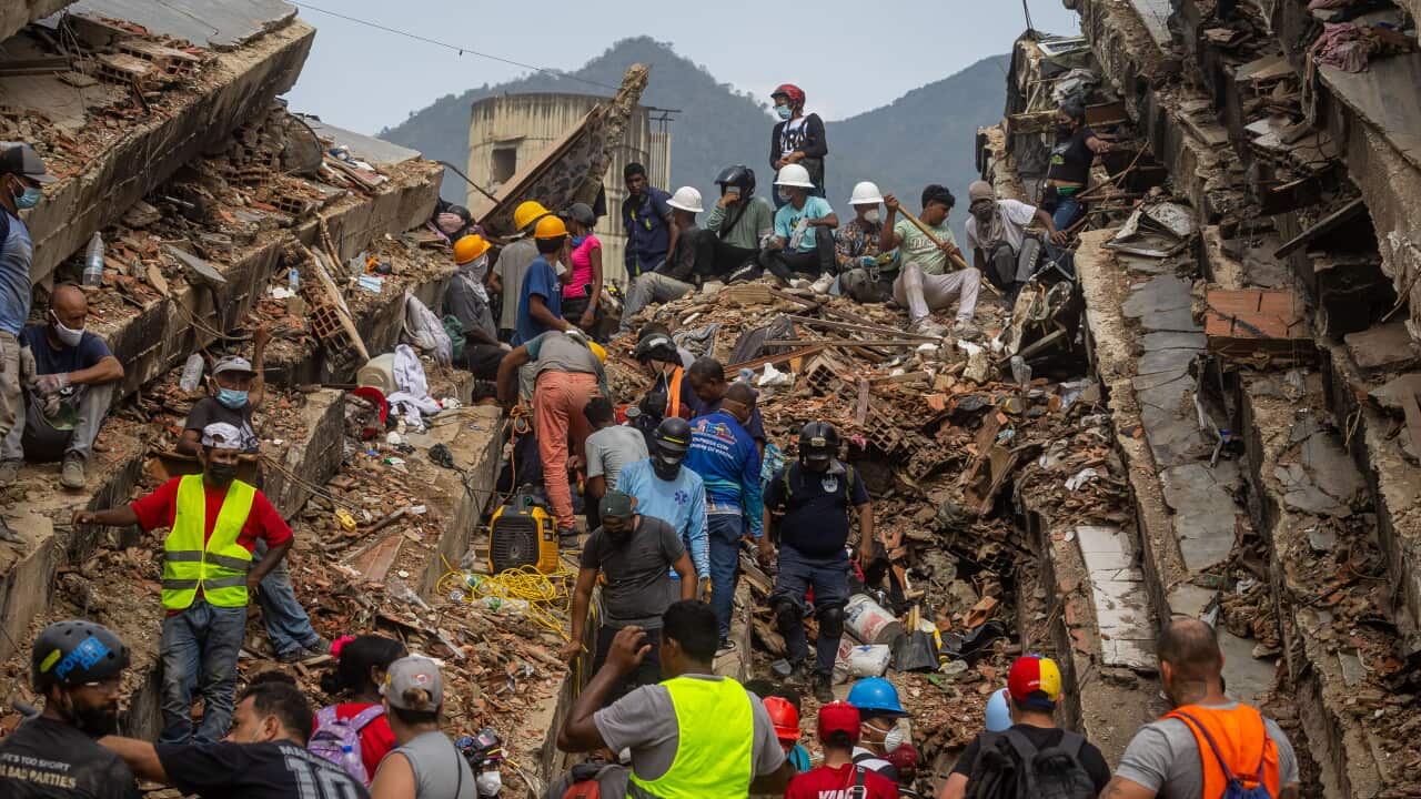 Search for earthquake survivors continues in La Guaira