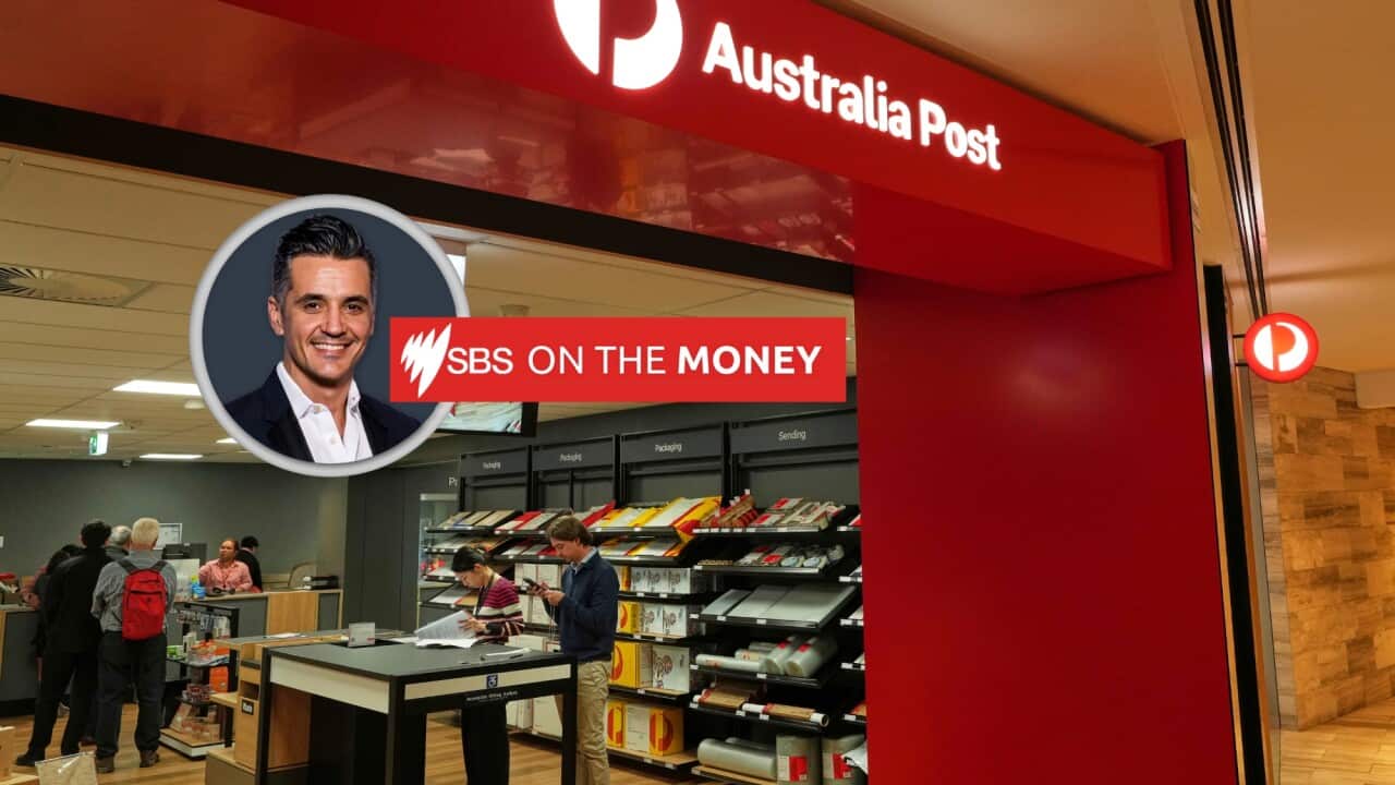 The exterior of an Australia Post shop