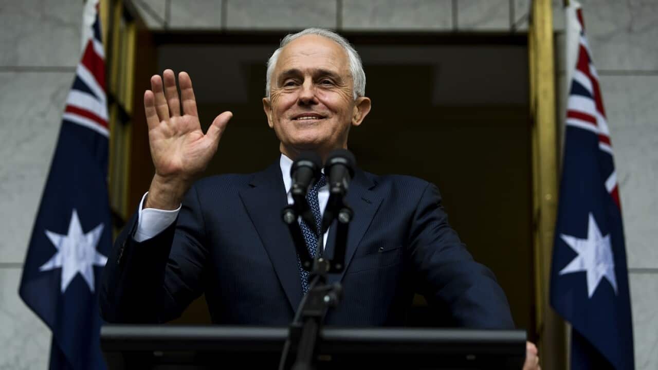 Australian Prime Minister Malcolm Turnbull speaks to the media during a press conference at Parliament House in Canberra, Thursday, August 23, 2018. (AAP Image/Lukas Coch) NO ARCHIVING