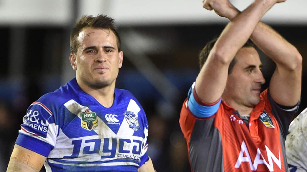 Josh Reynolds of the Bulldogs