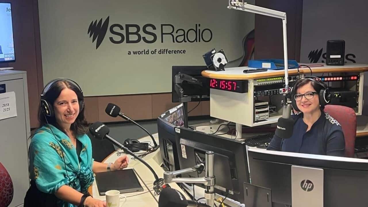 Prof Irena Vodenska at SBS Studio in Sydney