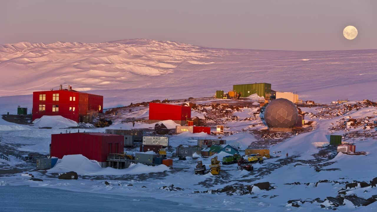 The Davis research station in Antarctica