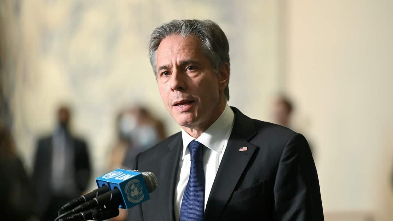 NY: U.S. Secretary Of State Blinken At UN