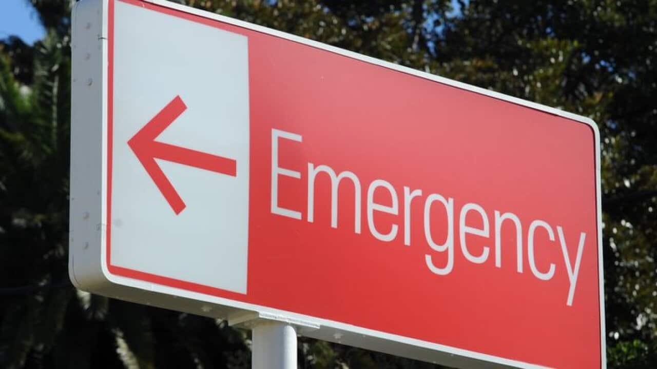 Signage around St Vincent's Hospital in Darlinghurst, Sydney, Tuesday, May 22, 2012. (AAP Image/Dean Lewins) NO ARCHIVING