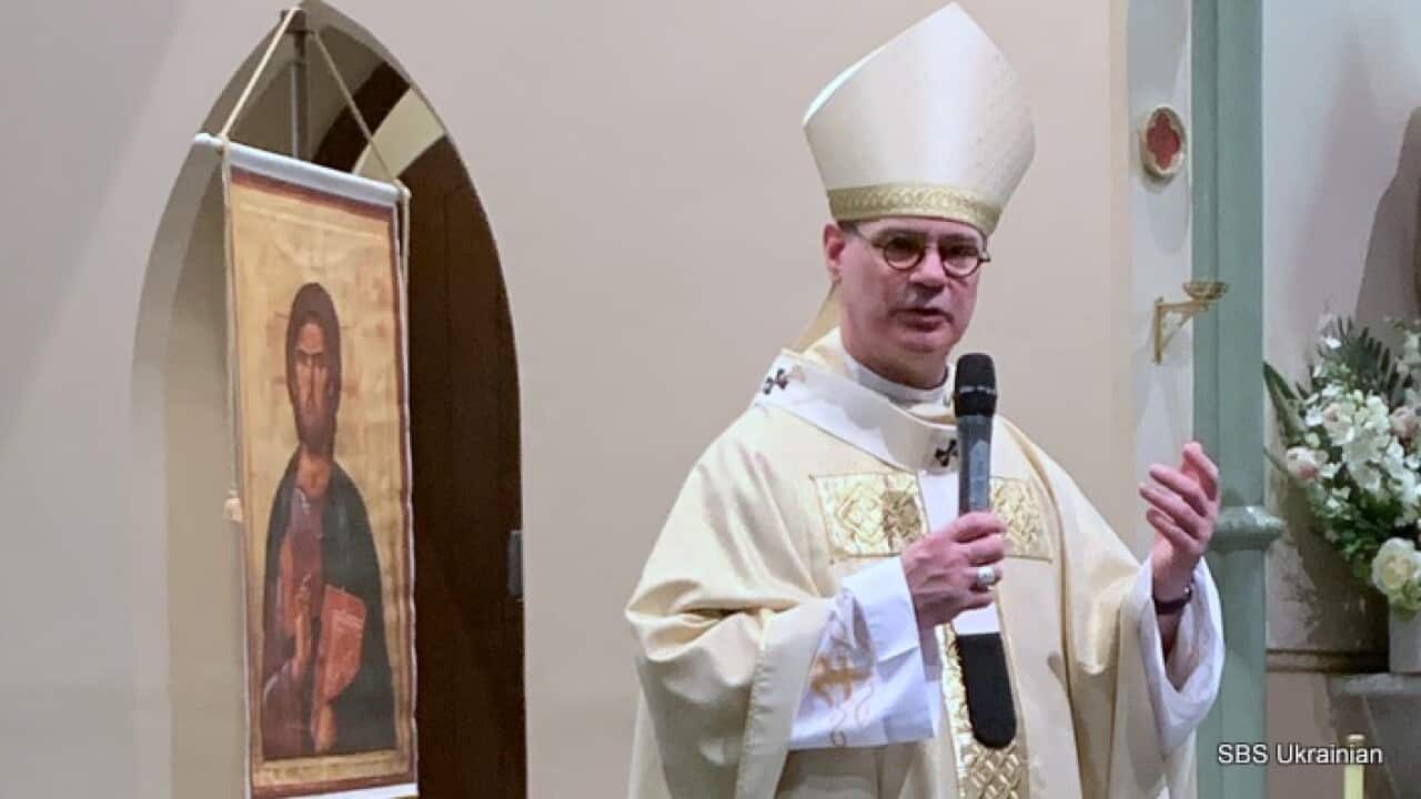 His Grace Peter Comensoli, Archbishop of Melbourne.