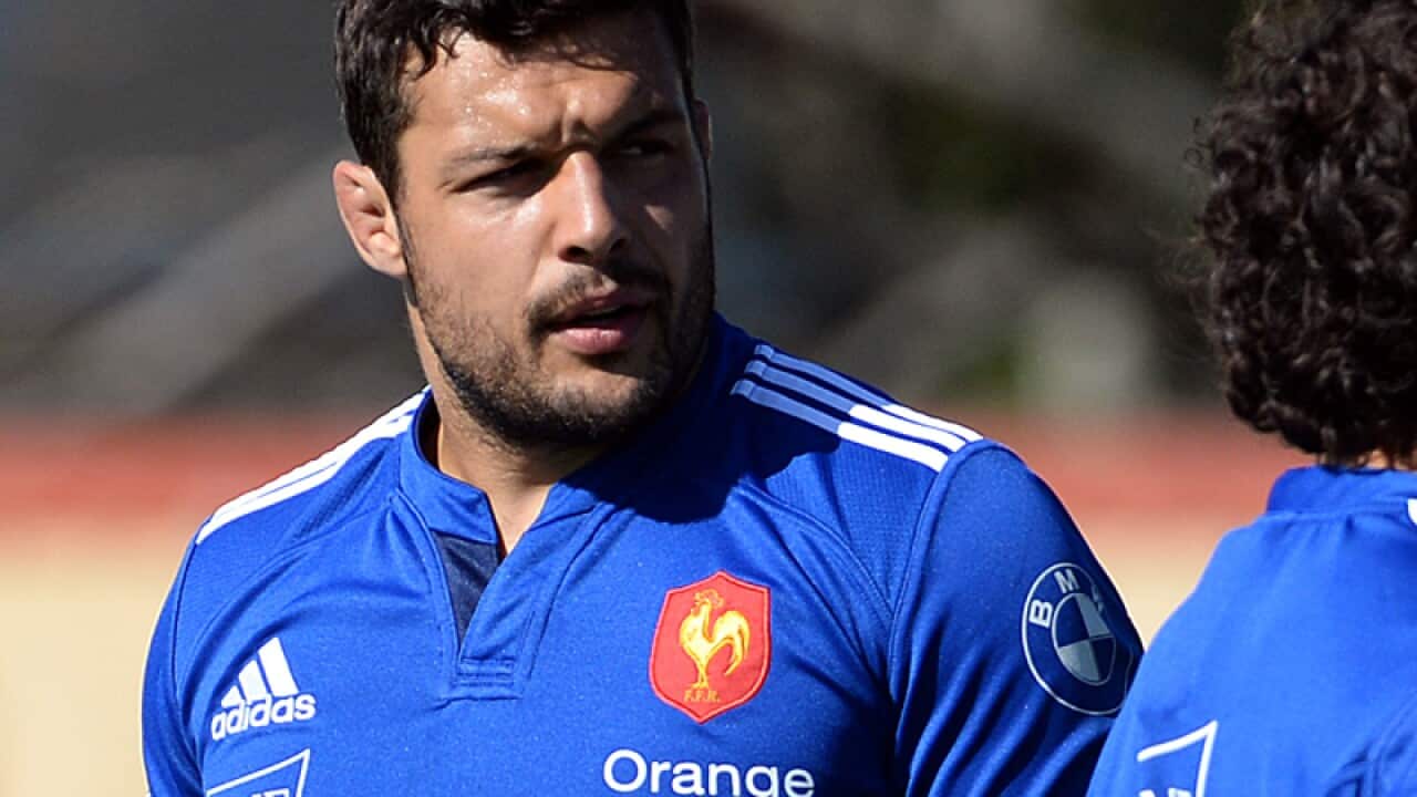 French rugby player Damien Chouly