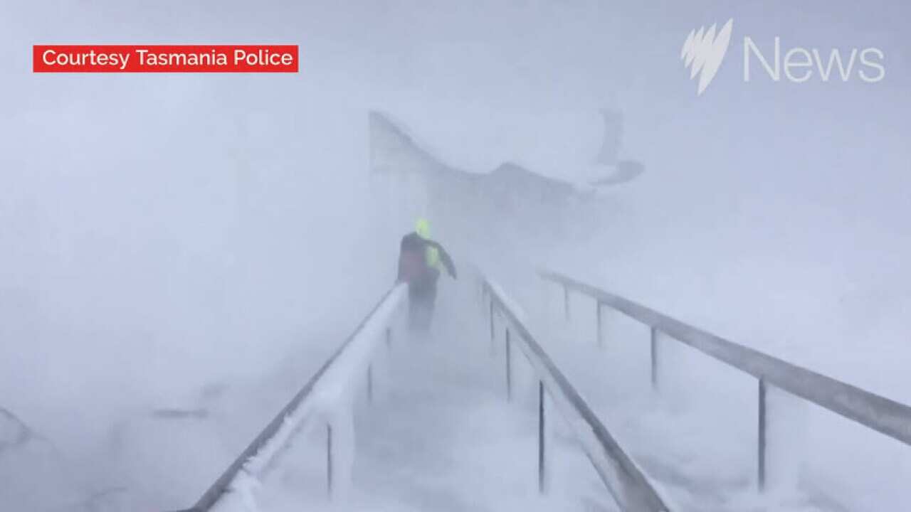 Extreme weather leaves hikers stranded on Mt Wellington