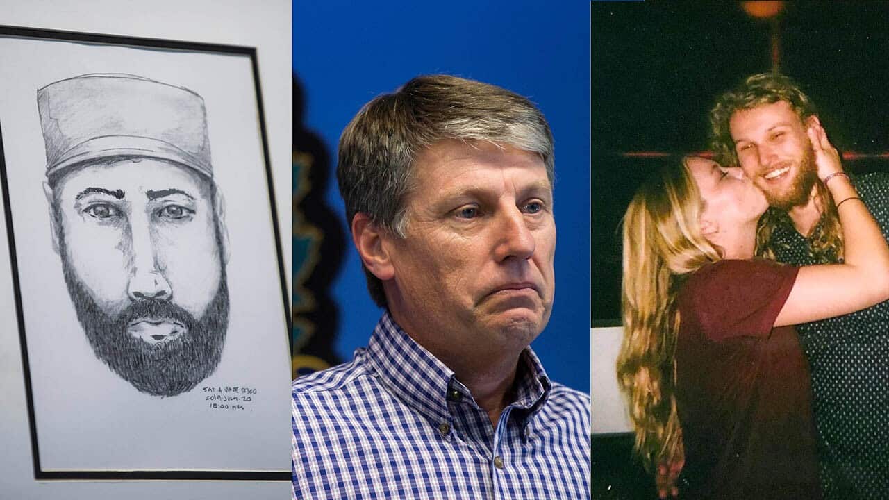 Lucas Fowler's distraught father spoke at a press conference.