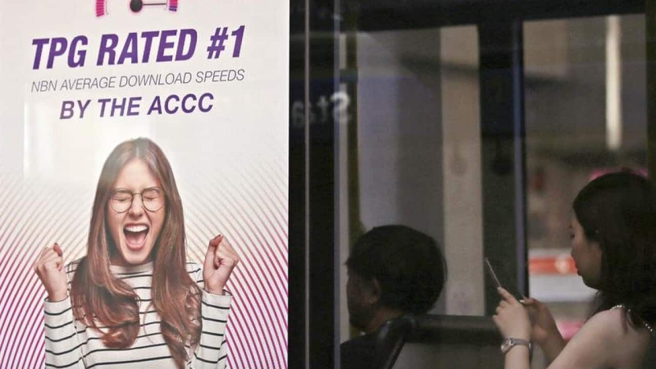 TPG Telecom's first-half profit slumped 76.5% to $46.9m.