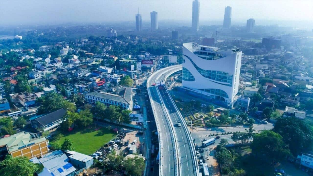 Rajagiriya flyover declared open.