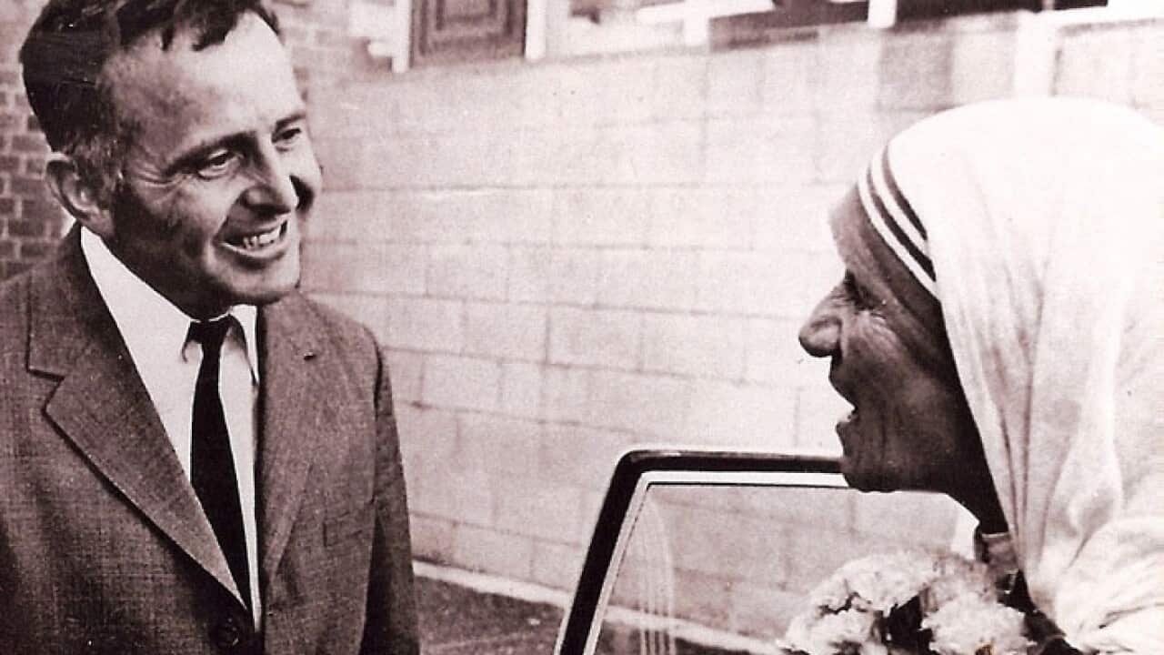 Masar Krasniqi and Mother Teresa