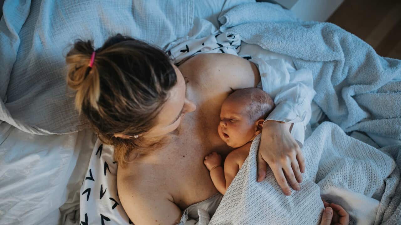Anecdotal evidence suggests there is an increasing number of Australian women choosing to give birth at home without a midwife or registered health provider present_Getty.jpg