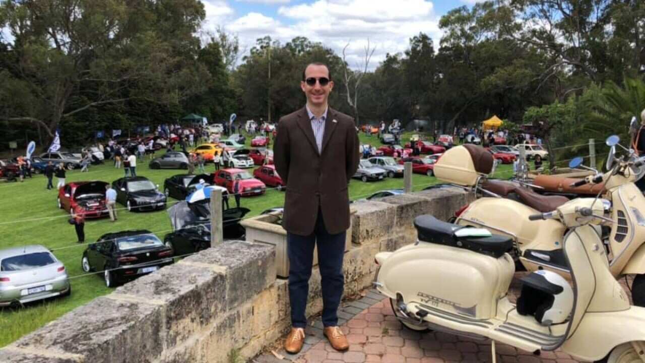 Il console d'Italia a Perth Nicolò Costantini
