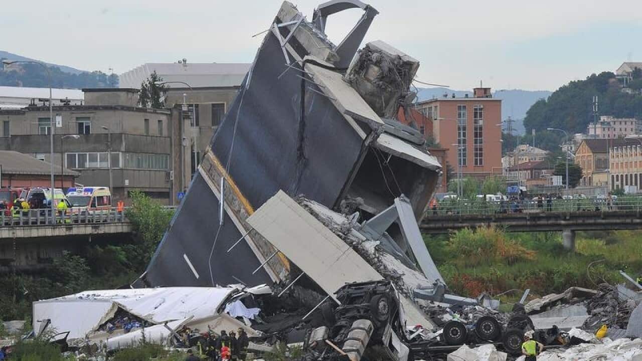 Dozens of people have been killed after a motorway bridge collapsed in the Italian city of Genoa.