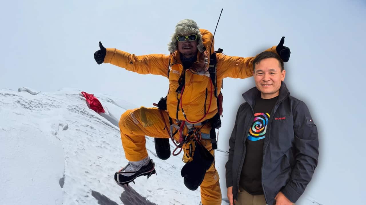 Kunga Sherpa shares his mountaineering journey with SBS Nepali.