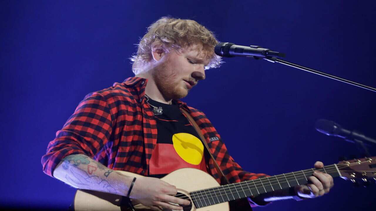 Ed Sheeran Performs In Melbourne