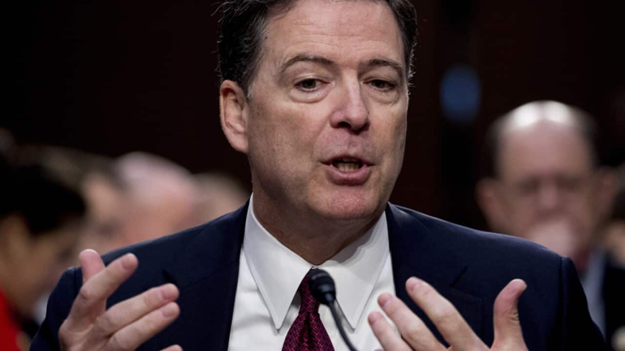 Former FBI director James Comey