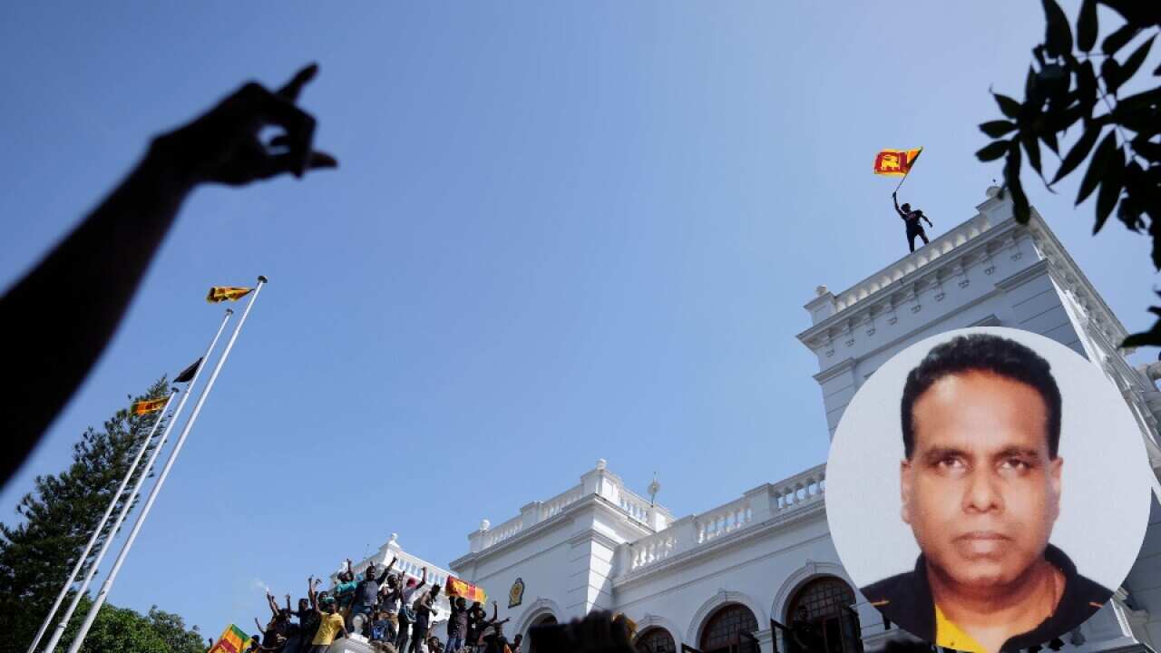 Protest in Colombo