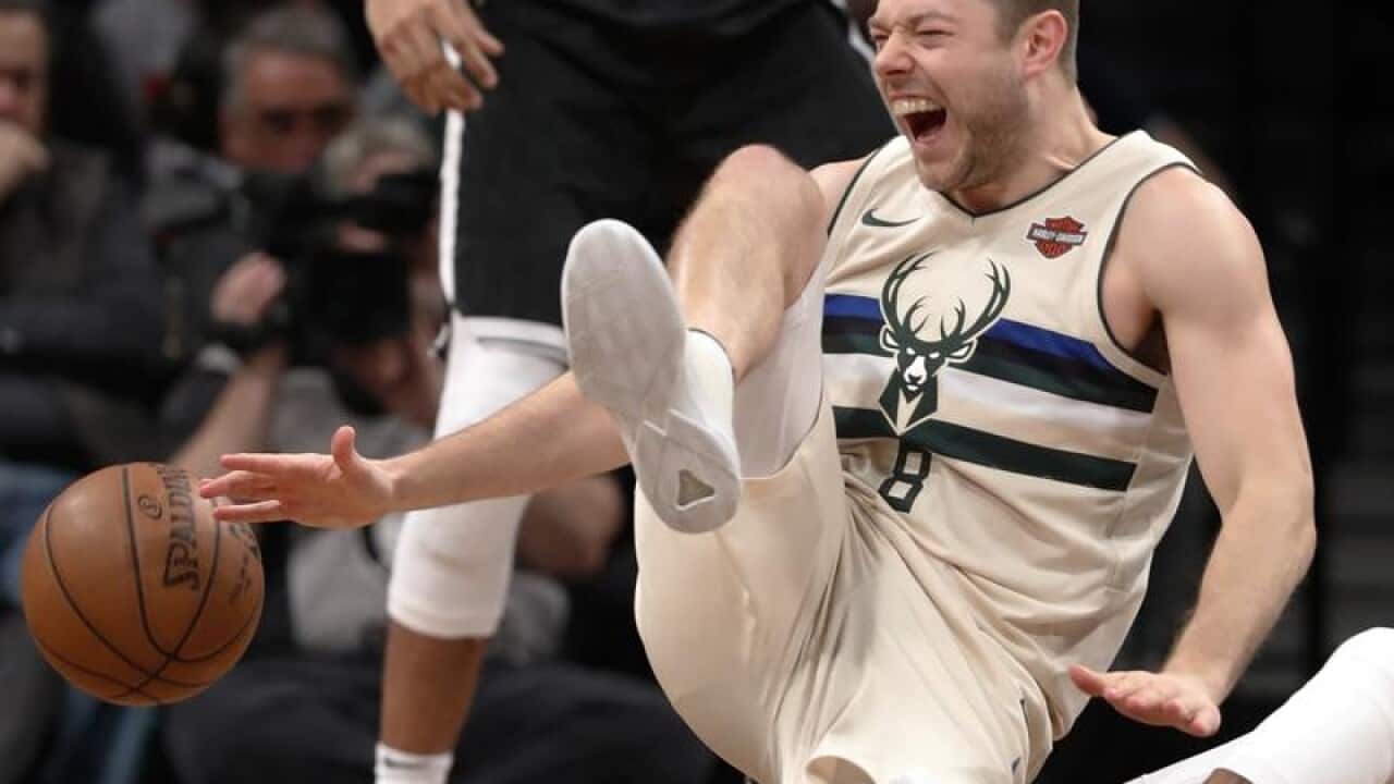 Milwaukee Bucks guard Matthew Dellavedova