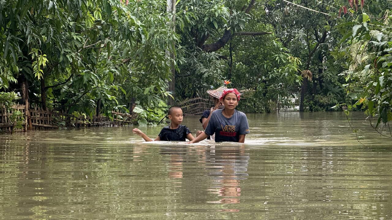 MYANMAR-WEATHER-FLOOD