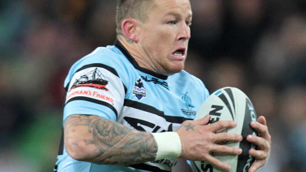 Todd Carney in action for Cronulla