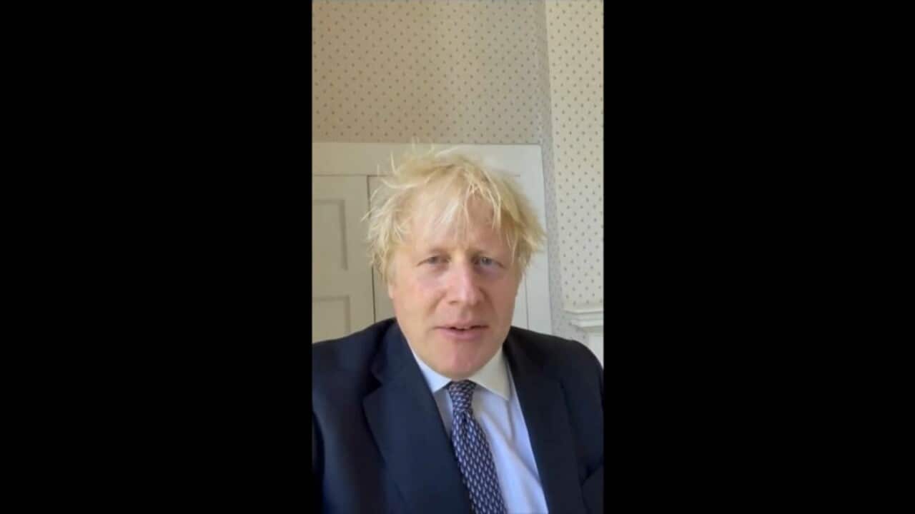 Boris Johnson in self isolation