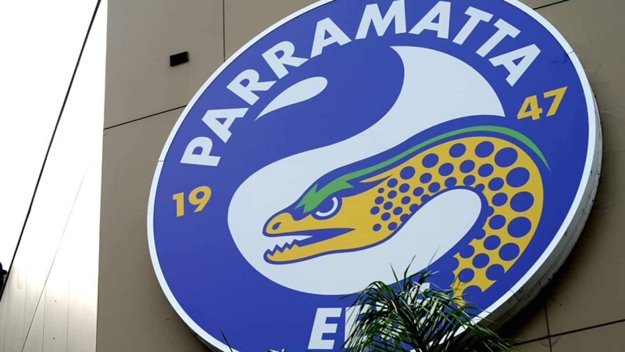 A Parramatta Eels sign