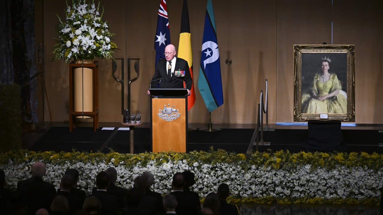 QEII NATIONAL MEMORIAL SERVICE CANBERRA