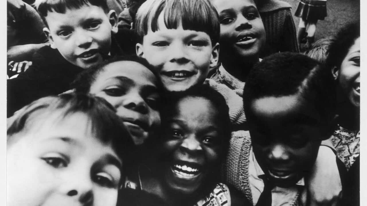 Multicultural school playground